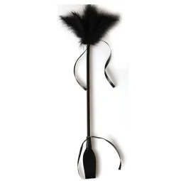 Secret Play Black Duster And Riding Crop