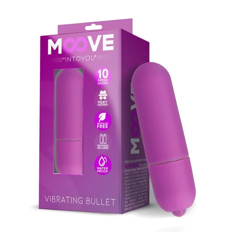 Vibrating Bullet 10 Speeds Purple