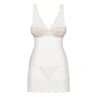 853 CHE 2 Chemise AND Thong White