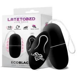 Ecoblack Vibrating Egg with Remote Control