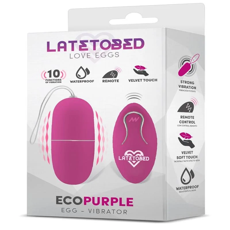 Ecopurple Vibrating Egg with Remote Control