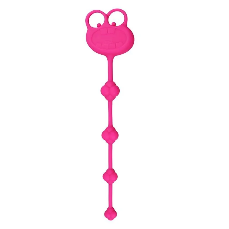 Anal Beads Frog Pink