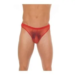 String Fishnet Red One Size