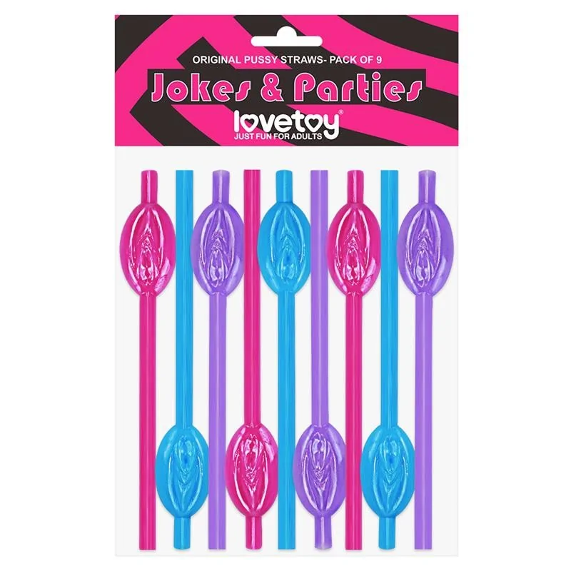 Pussy Straws Pack of 9