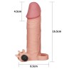 Penis Sleeve with Vibration Add 2 Plesure X Tender Flesh