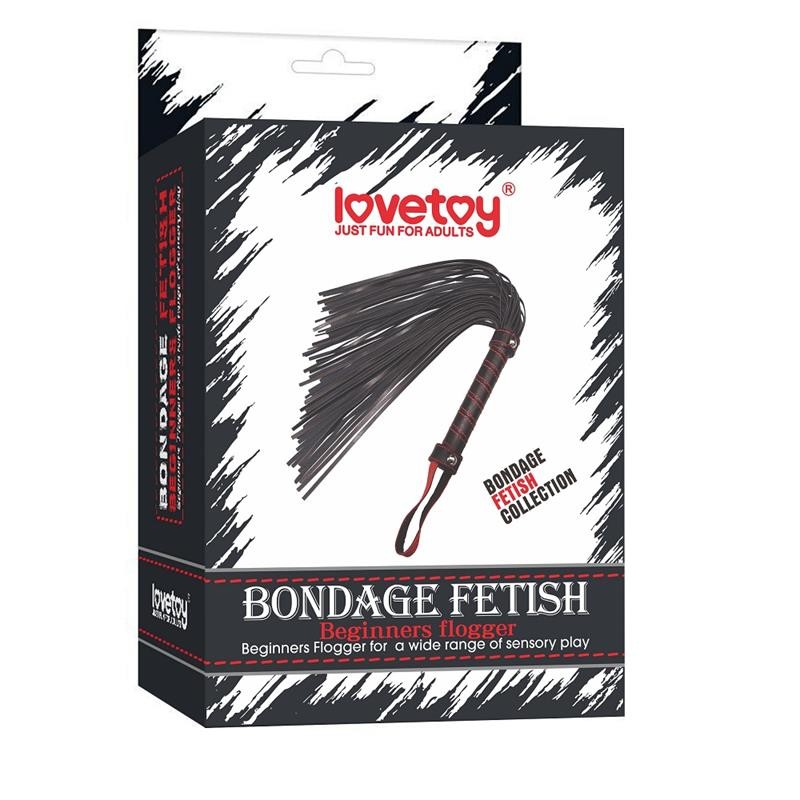 Beginners Flogger Bondage Black