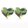 Pack Nipple Covers Star and Heart Camouflage