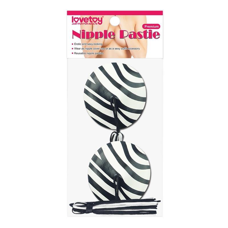 Nipple Covers Reusable Zebra