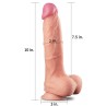 Dildo Nature 10 Dual Layer Flesh