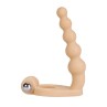 Anal Stimulator The Ultra Soft Bead 65 with Vibration Flesh