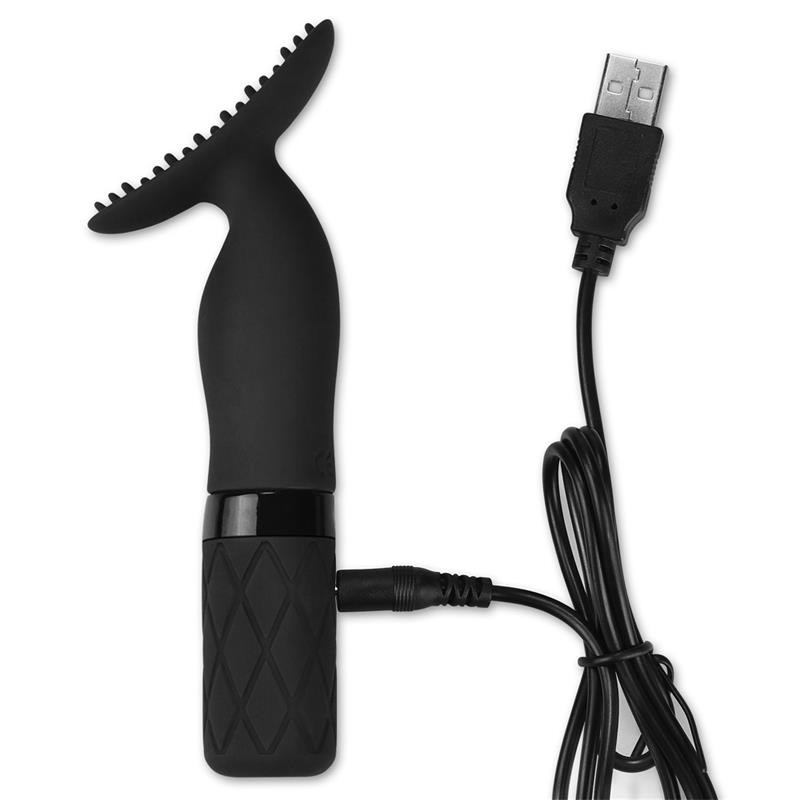 Stimulator O Sensual Clit Jiggle USB Black