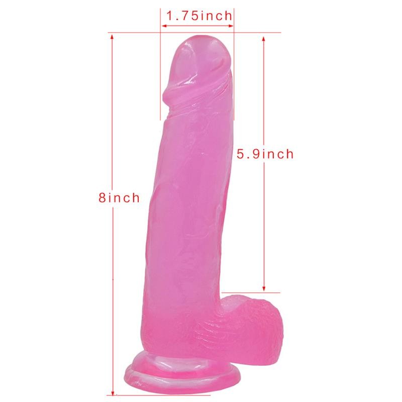 Dildo Jelly Studs 8 Pink