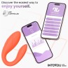 Couple Toy with App Flexible Silicone Salmon