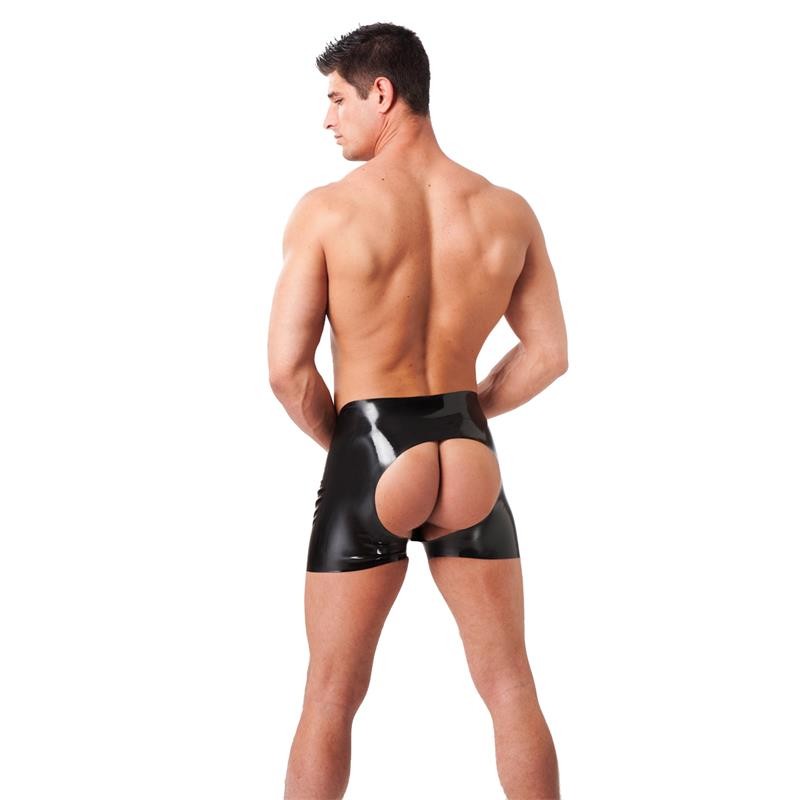 Rimba Latex Play Short with Open Backside Rimba Latex Play Short with Open Backside