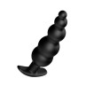 Anal Bubble Plug Black Silicone