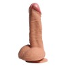 Dual Layer Silicone Dildo Castiel 19 cm