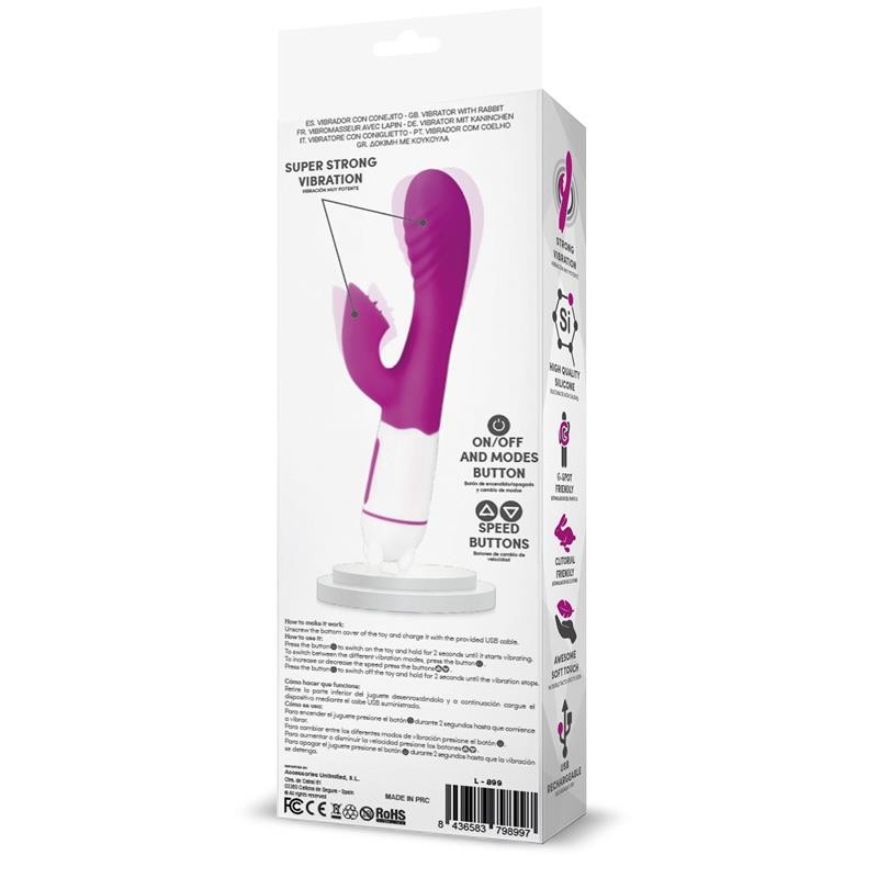 Billy USB Vibrator 36 Functions Silicone Purple