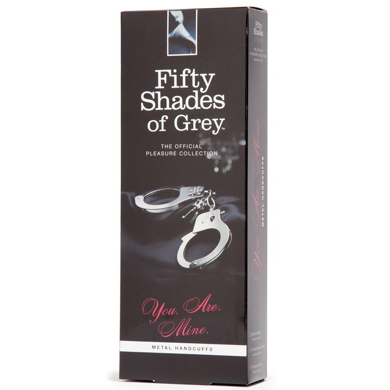 Fifty Shades of Grey You Are Mine Metal Handcuffs