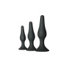 Buttplug Set of 3 Black