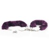 Furry Metal Handcuffs Purple