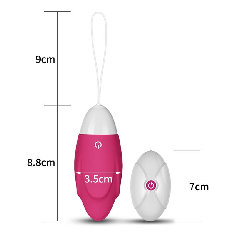 Vibrating Egg IJoy Remote Control USB Pink