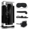 Bondage Kit Deluxe with Vibrator Black