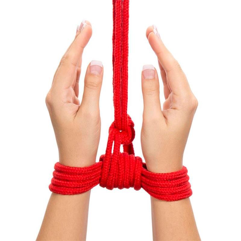 Bondage Rope Soft Red