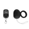 Vibrating Cockring with Remote Control Black