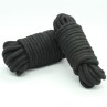 Bondage Cotton Rope 10 Meter Black