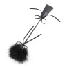 Feather Tickler and Paddle 49 cm Black