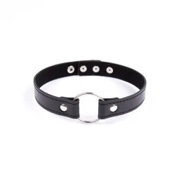 Collar with Hoop Adjustable 382 cm Black