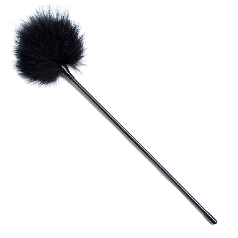 Feather Tickler 40 cm Black