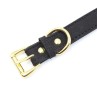 Collar with Bow and Rattle 44 cm Black Red