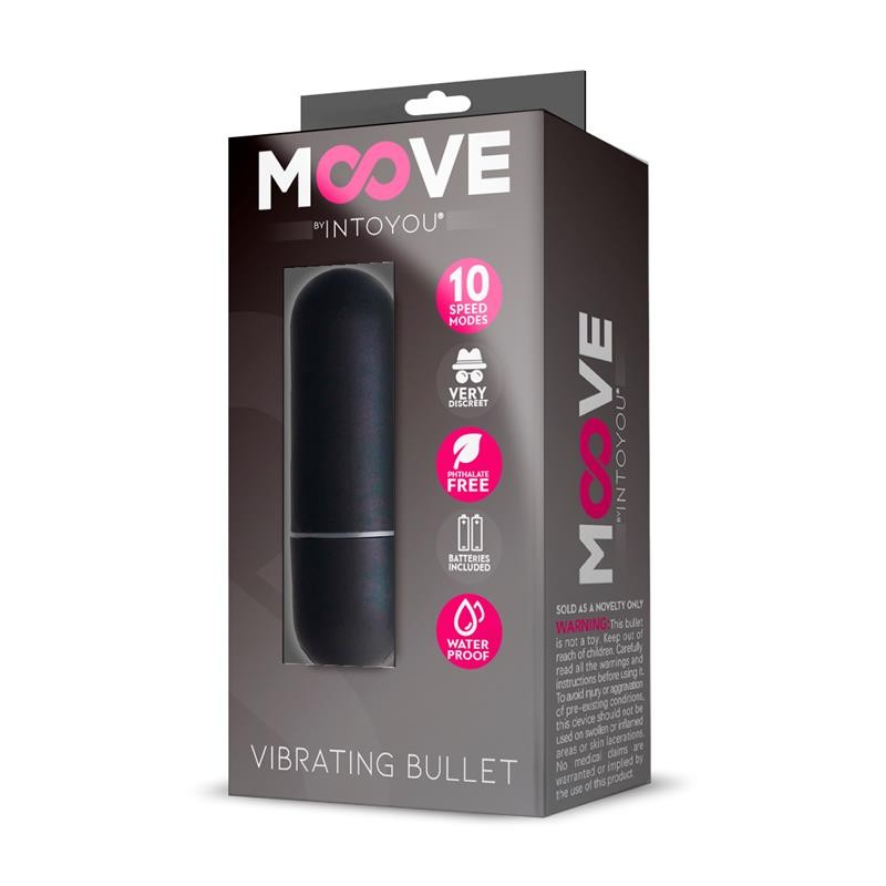 Vibrating Bullet 10 Speeds Black