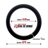 Cock Ring Solid Silicone 5 cm Black