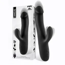 Angus Vibrator with Thrusting Movement 2 Motors Silicone USB