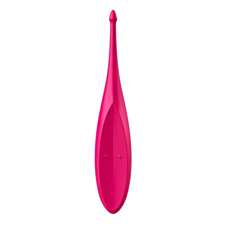 Twirling Fun Tip Vibrator Silicone USB Pink