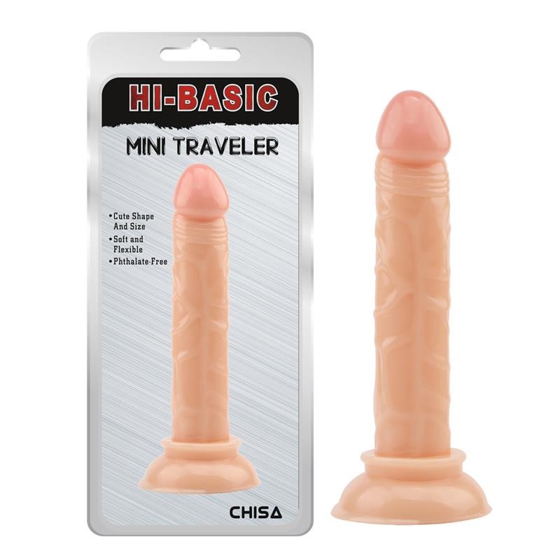 Dildo Mini Traveler 14 x 25 cm Flesh