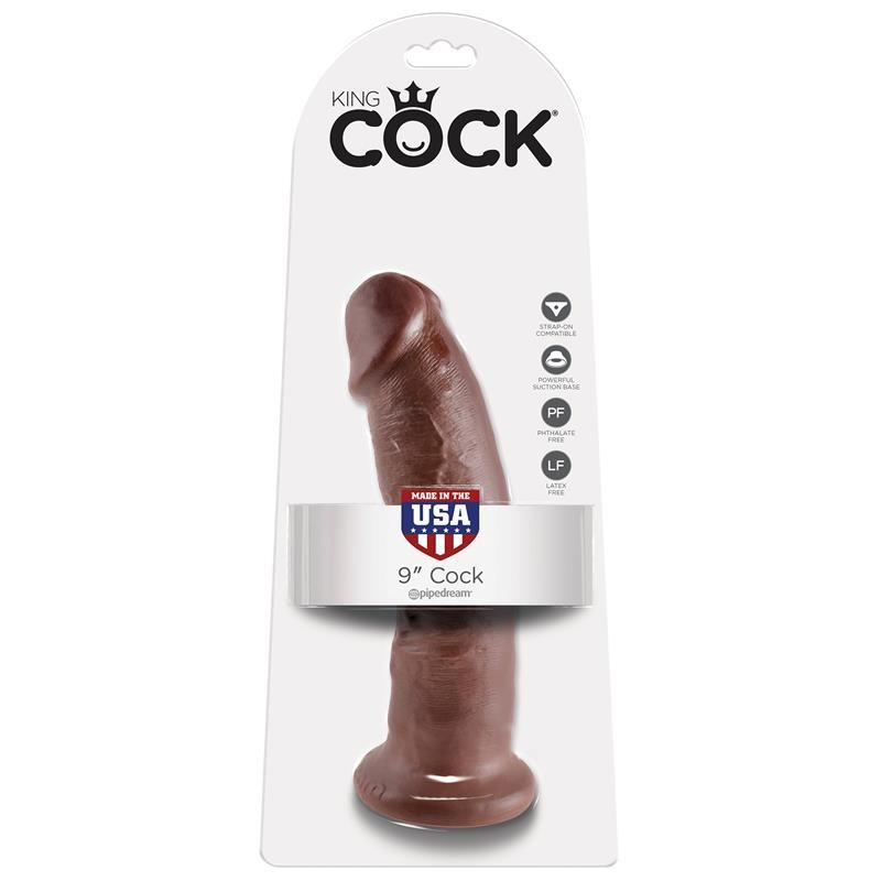 King Cock Dildo 9 Brown