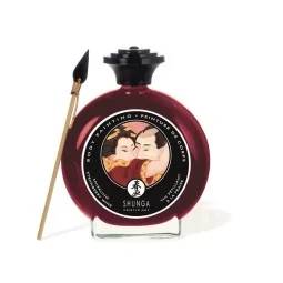 Shunga Kisable Body Paint Strawberry Wine Flavor