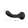 Strap on with Silicone Dildo Black