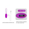 Vibrating Egg Joanna USB Purple