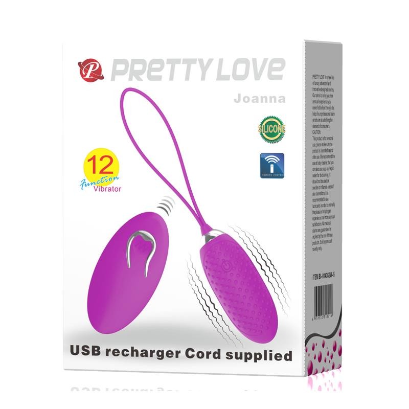 Vibrating Egg Joanna USB Purple