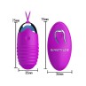 Vibrating Egg Jessica USB Purple