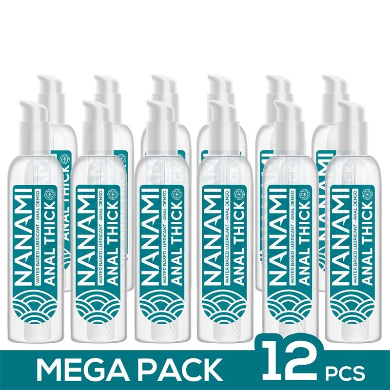 Pack de 12 Water Base Anal Lubricant Thick Density 150 ml