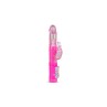 Rabbit Vibrator Thrusting and Rotating Balls Pink