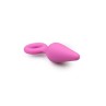 Pink Buttplugs With Pull Ring Small
