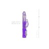 Rabbit Vibrator Thrusting and Rotating Balls Purple