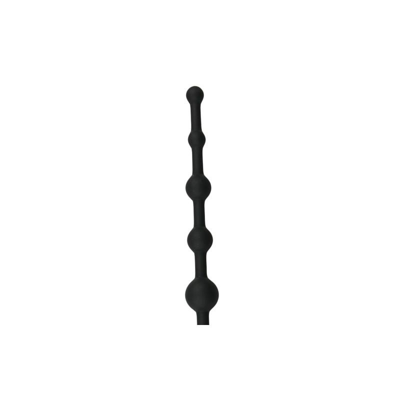 Long Anal Beads Black