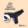 Panty Vibe Remote Controlled Vibrator Black